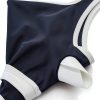Seamed Underbust Crop Top Women Sports Bra Nylon Spandex-5