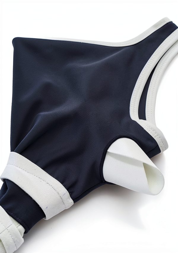 Seamed Underbust Crop Top Women Sports Bra Nylon Spandex-5